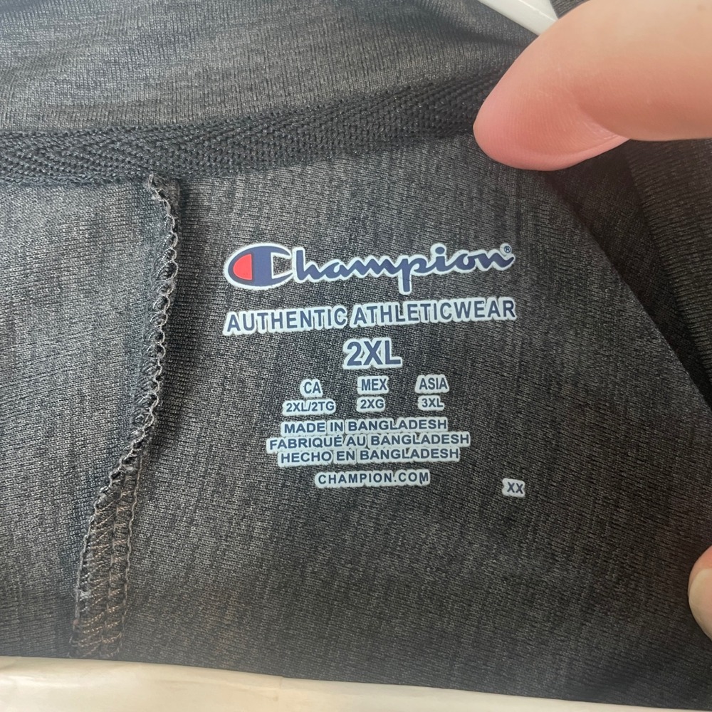 Champion Vanderbilt Commodores Quarter Zip Pullover Men's 2XL Dark Gray Athletic - Picture 3 of 14